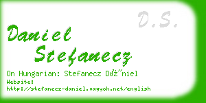 daniel stefanecz business card